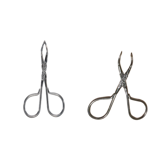 SLANT TIP TWEEZERS WITH HANDLES (1PK)