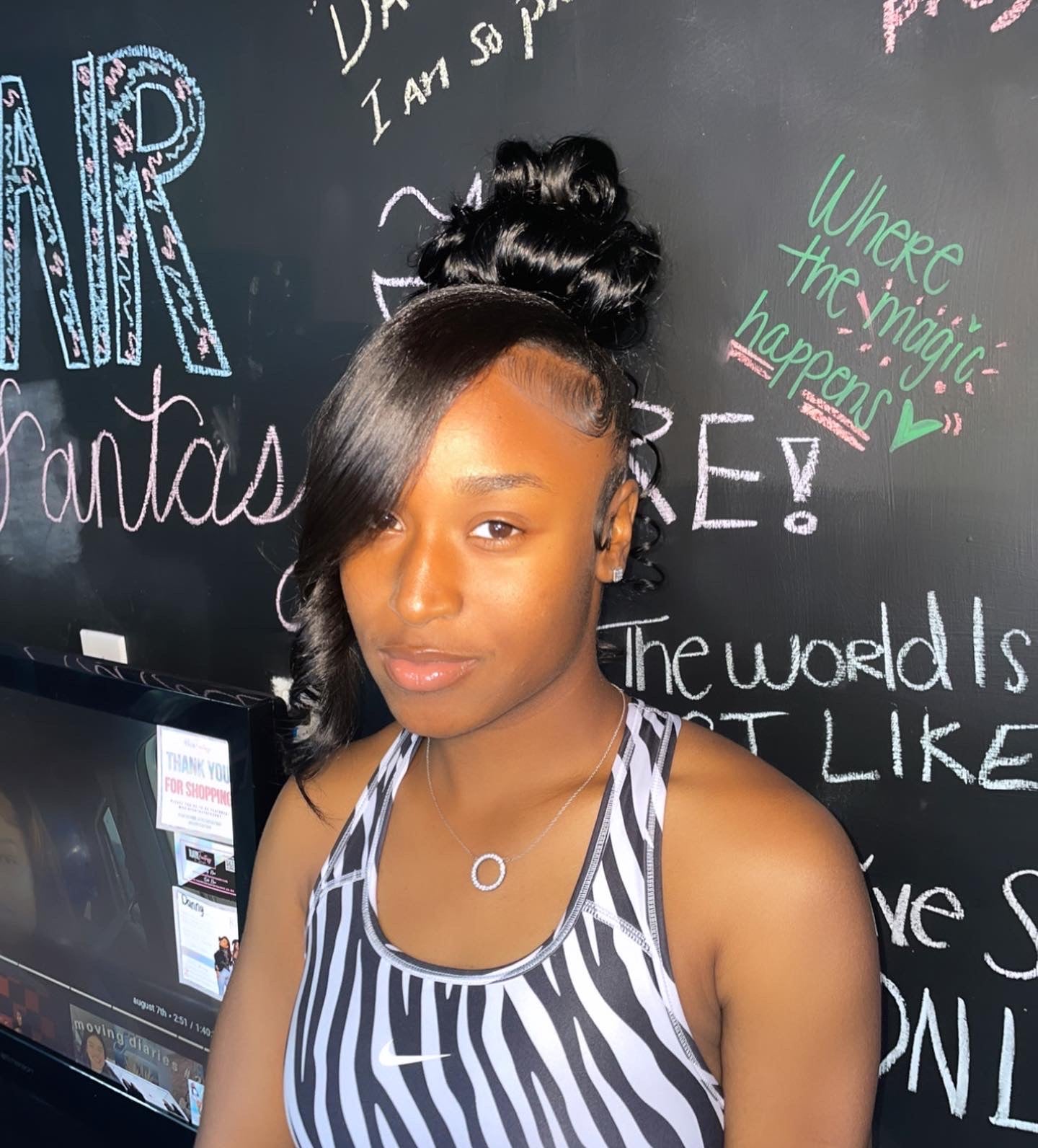 PIN CURL UPDO VIRTUAL CLASS