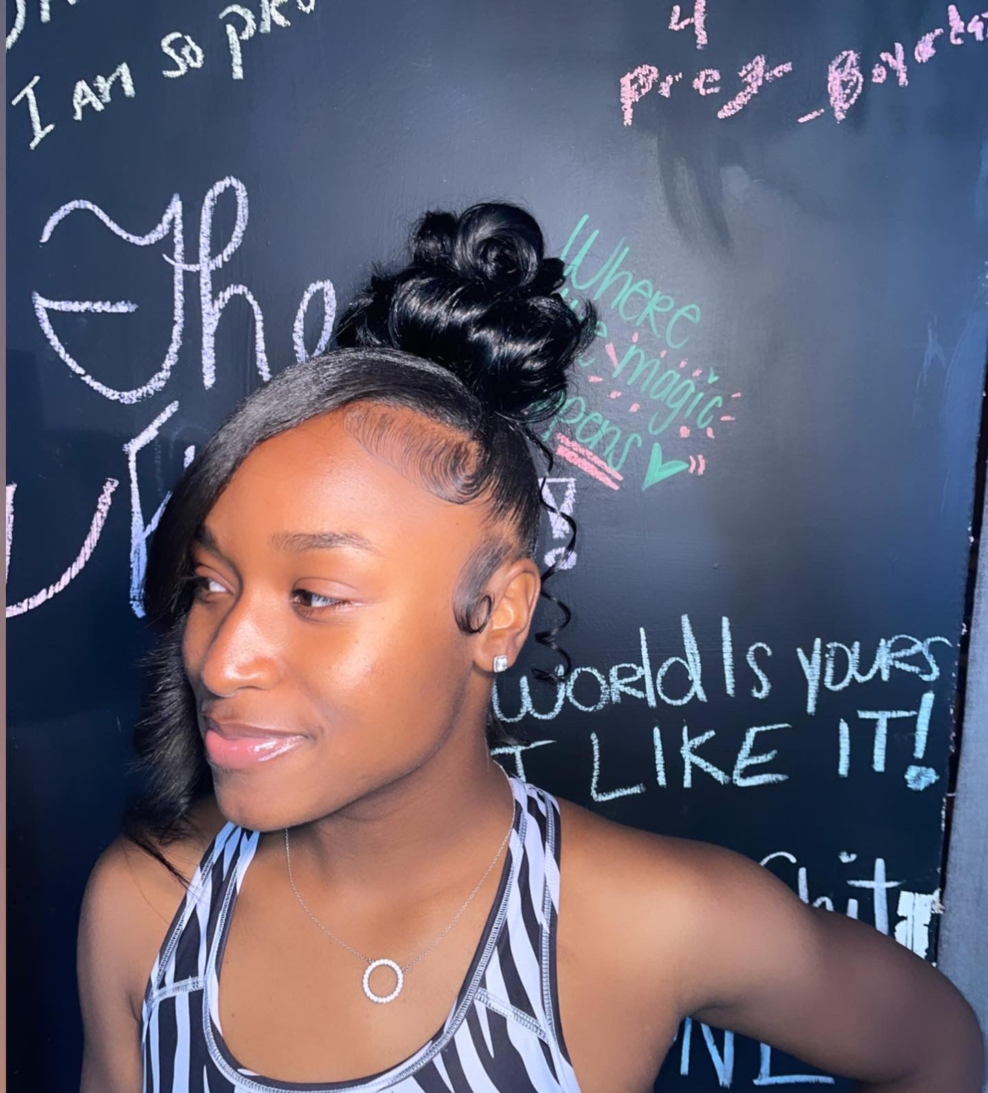 PIN CURL UPDO VIRTUAL CLASS